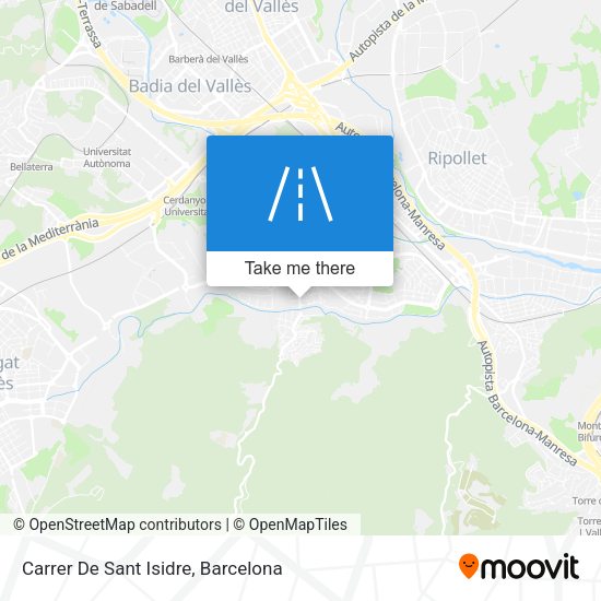 Carrer De Sant Isidre map