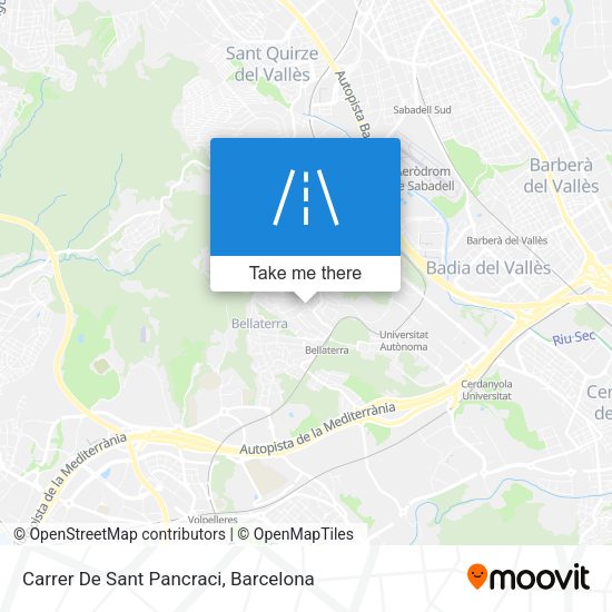 Carrer De Sant Pancraci map