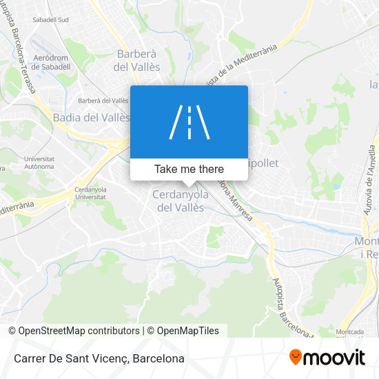 Carrer De Sant Vicenç map