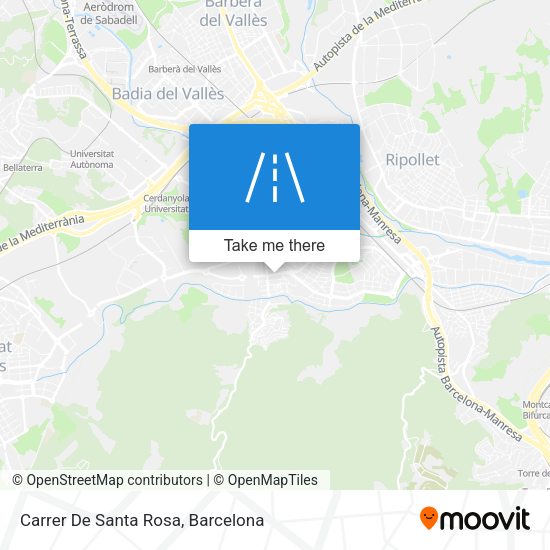 Carrer De Santa Rosa map