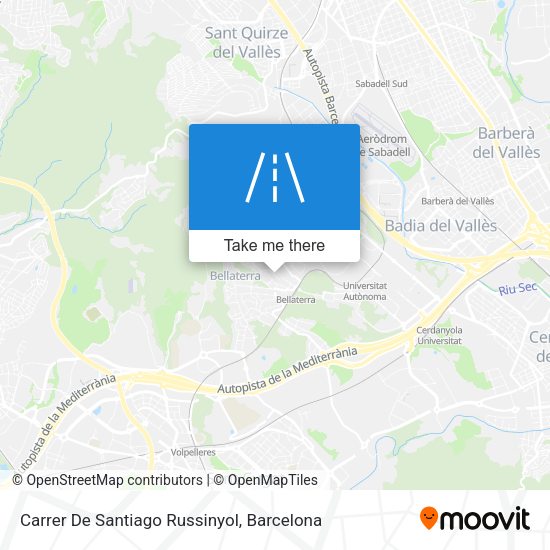 Carrer De Santiago Russinyol map