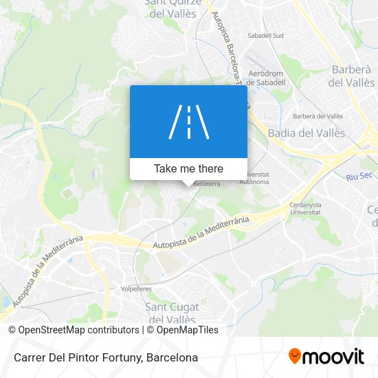 Carrer Del Pintor Fortuny map