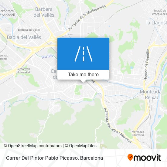 Carrer Del Pintor Pablo Picasso map