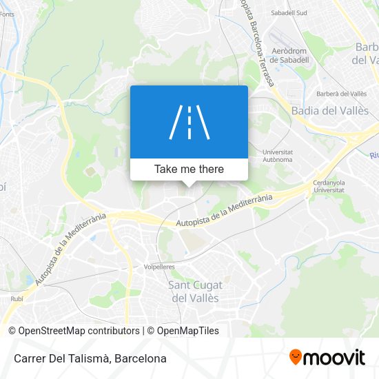 Carrer Del Talismà map