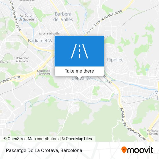 Passatge De La Orotava map