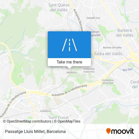 Passatge Lluís Millet map