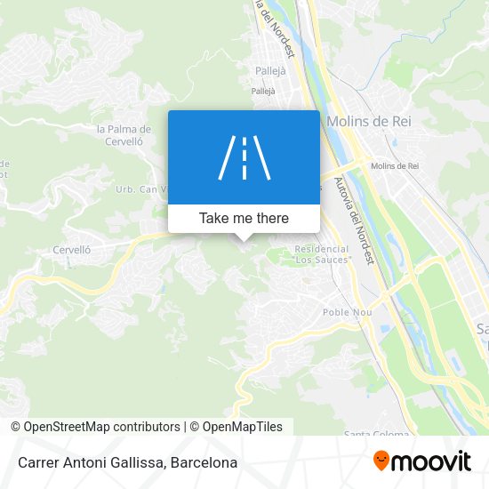 Carrer Antoni Gallissa map