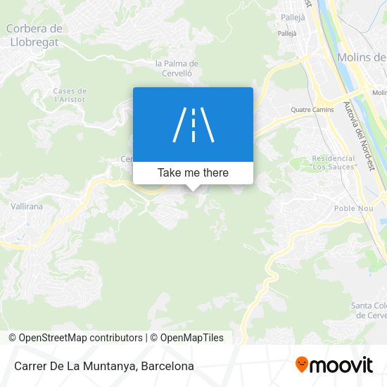 Carrer De La Muntanya map