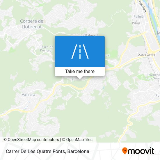Carrer De Les Quatre Fonts map