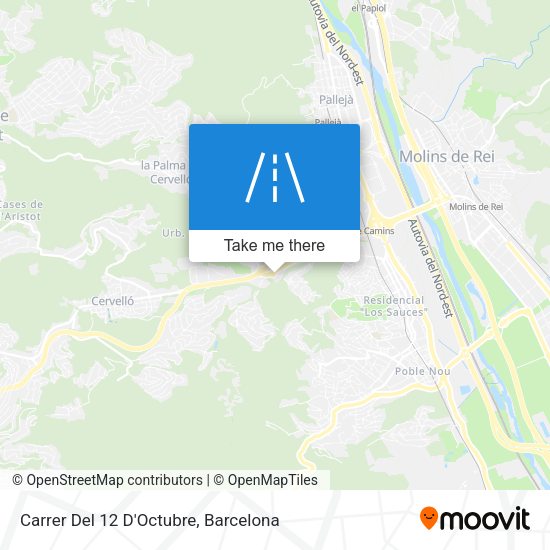 Carrer Del 12 D'Octubre map