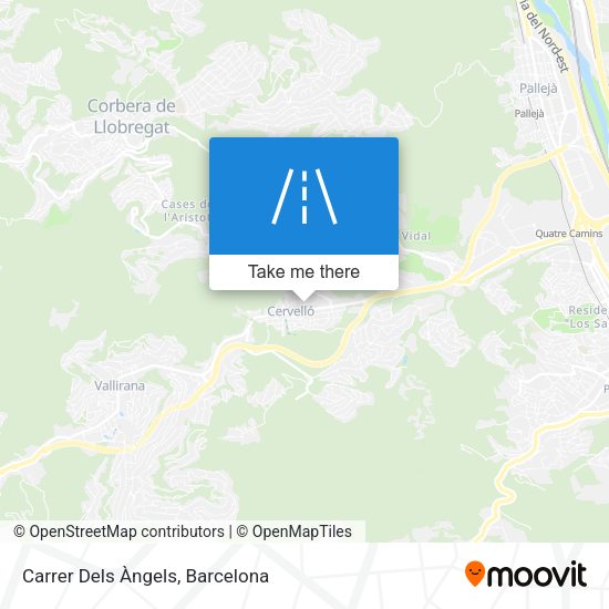 Carrer Dels Àngels map