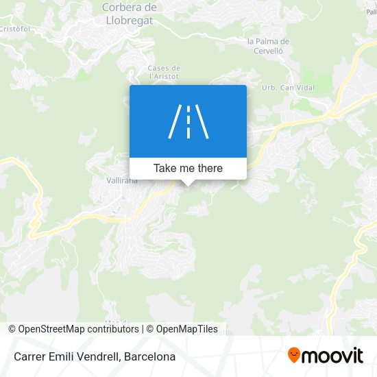 Carrer Emili Vendrell map