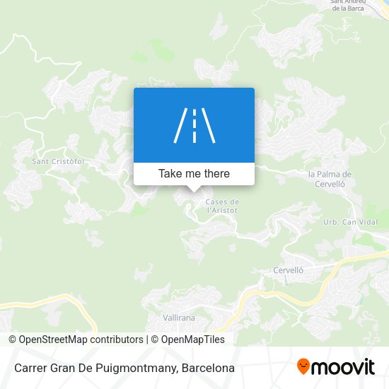 Carrer Gran De Puigmontmany map