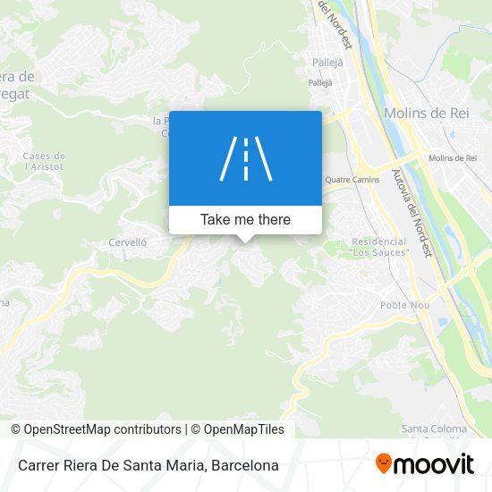 Carrer Riera De Santa Maria map