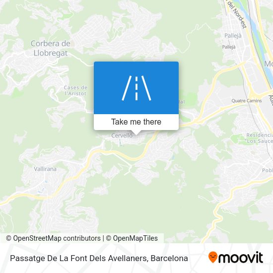 Passatge De La Font Dels Avellaners map