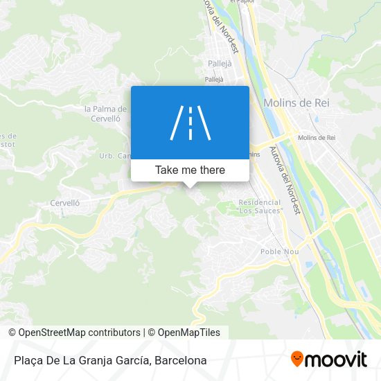 Plaça De La Granja García map