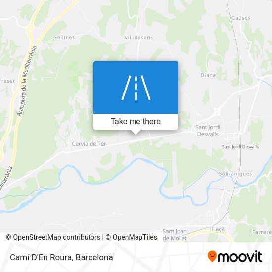 Camí D'En Roura map
