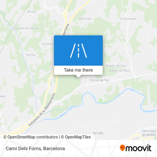 Camí Dels Forns map