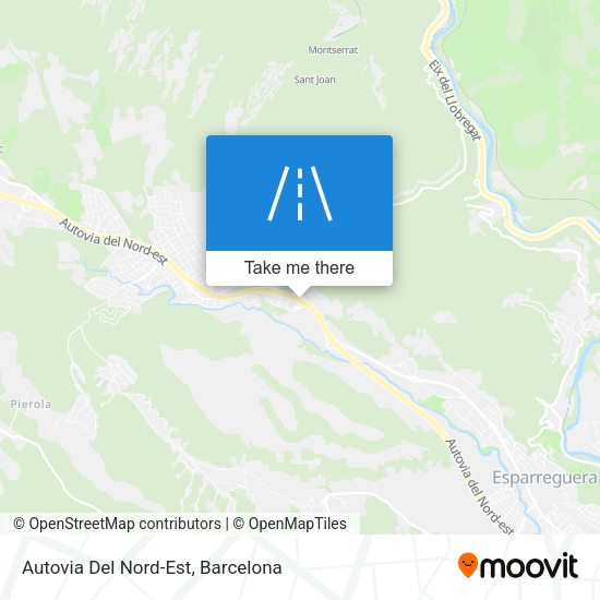 Autovia Del Nord-Est map