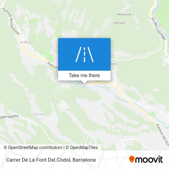 Carrer De La Font Del Còdol map