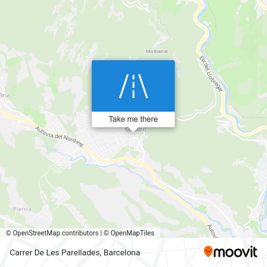Carrer De Les Parellades map