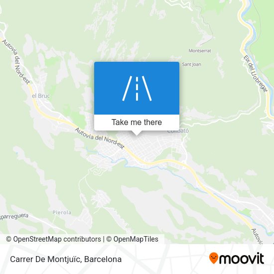 Carrer De Montjuïc map