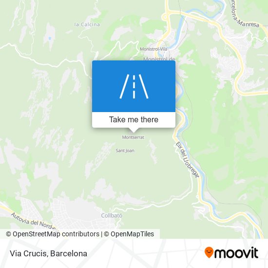 Via Crucis map