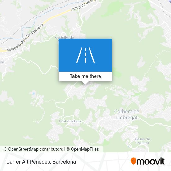 Carrer Alt Penedès map