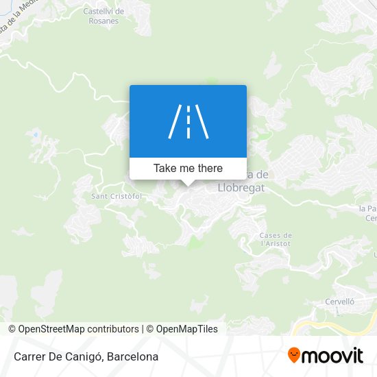 Carrer De Canigó map