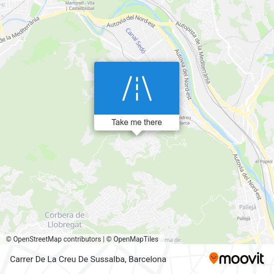 Carrer De La Creu De Sussalba map