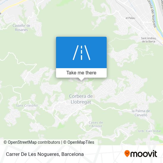 Carrer De Les Nogueres map