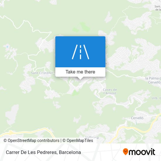 Carrer De Les Pedreres map