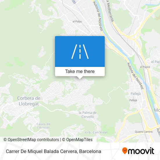 Carrer De Miquel Balada Cervera map