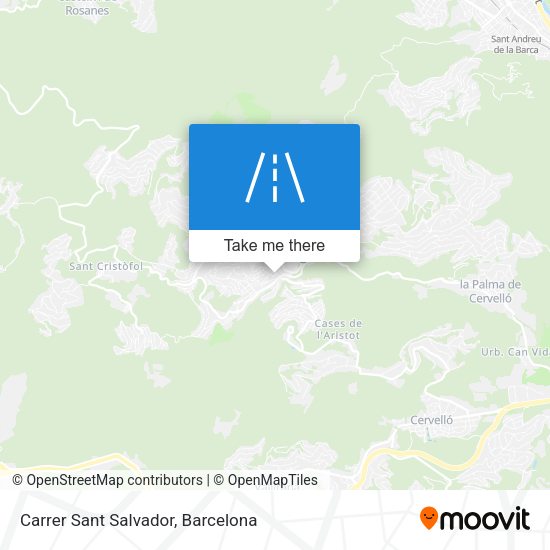 Carrer Sant Salvador map
