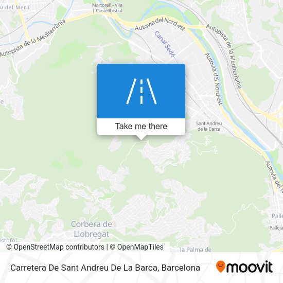 Carretera De Sant Andreu De La Barca map
