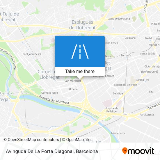 Avinguda De La Porta Diagonal map