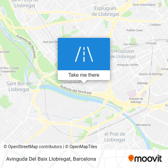 Avinguda Del Baix Llobregat map