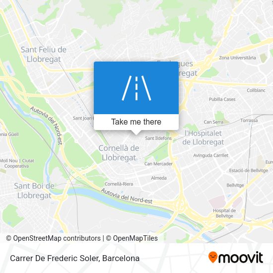 Carrer De Frederic Soler map