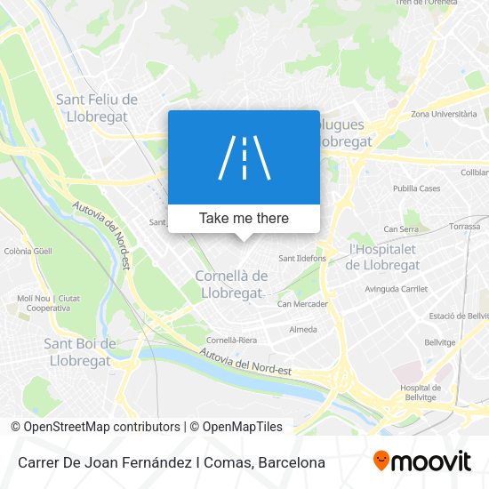 Carrer De Joan Fernández I Comas map