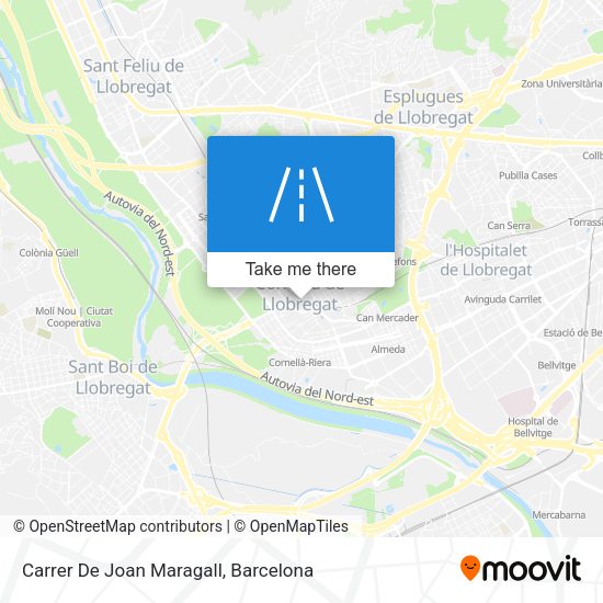 Carrer De Joan Maragall map