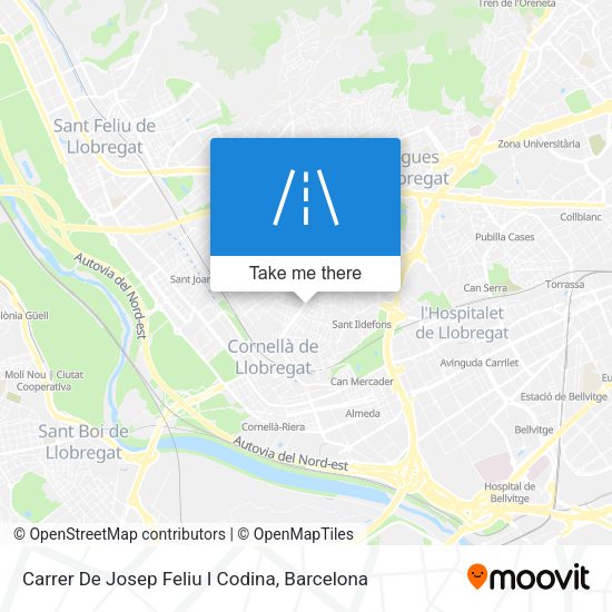Carrer De Josep Feliu I Codina map