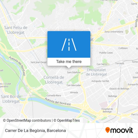Carrer De La Begònia map