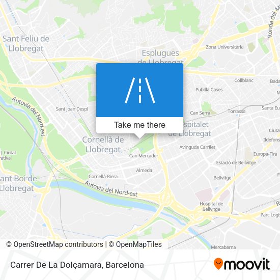 Carrer De La Dolçamara map