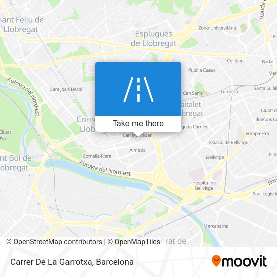 Carrer De La Garrotxa map