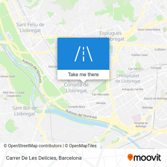 Carrer De Les Delícies map