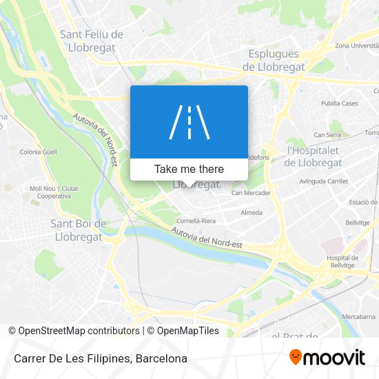 Carrer De Les Filipines map