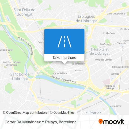Carrer De Menéndez Y Pelayo map