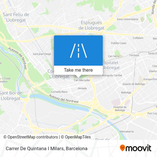 Carrer De Quintana I Milars map