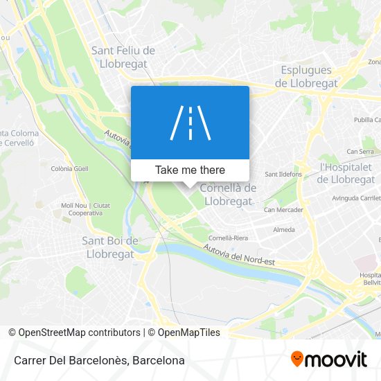 Carrer Del Barcelonès map