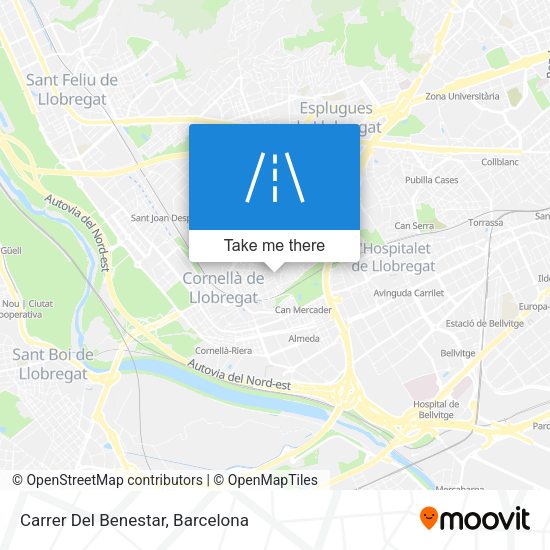 Carrer Del Benestar map